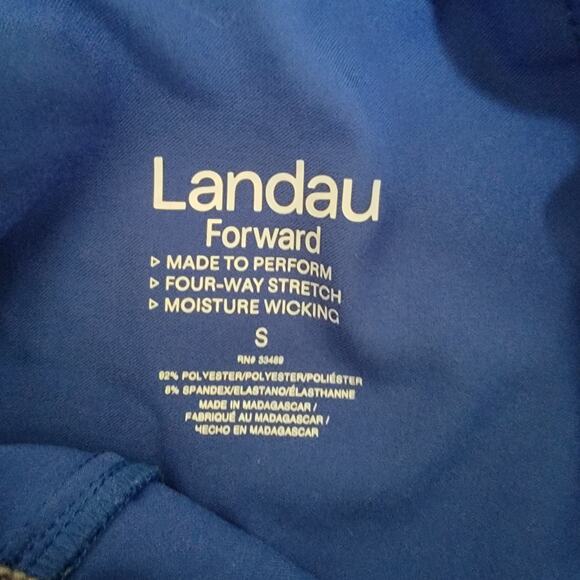 Landau Forward 7-Pocket Cargo Jogger Scrub Pants Royal Blue SZ Small - Picture 3 of 3